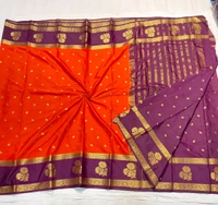 PREMIUM TRENDY SEMI MYSORE CRAPE SILK SAREES✨