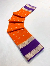 SEMI MYSORE CRAPE SILK SAREES✨ - Japanese Laurel