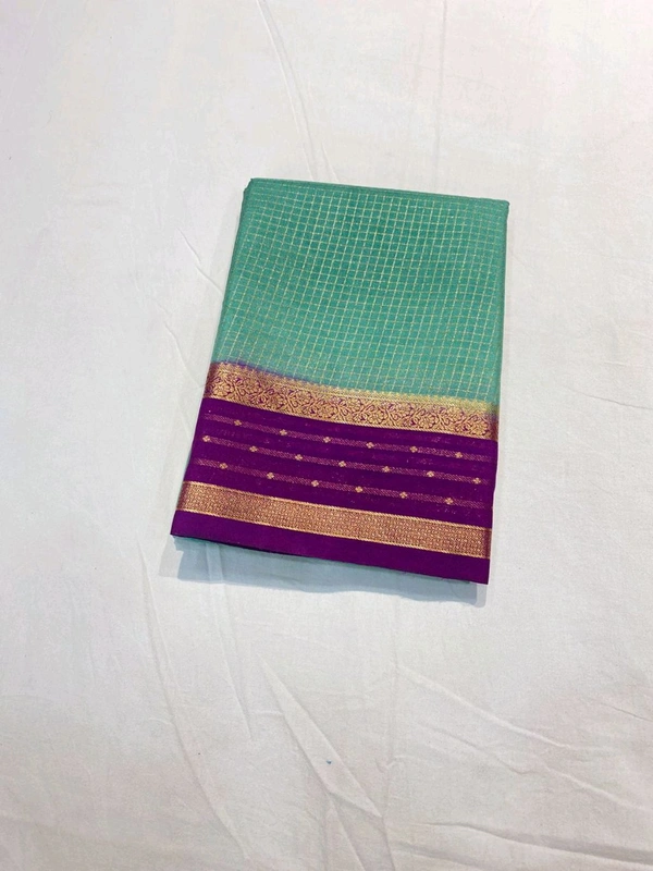 SEMI MYSORE CRAPE SILK SAREES✨ - Teal