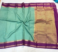 SEMI MYSORE CRAPE SILK SAREES✨ - Teal