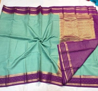 SEMI MYSORE CRAPE SILK SAREES✨ - Teal