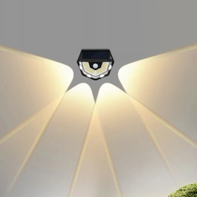 LED OUTDOOR WALL LIGHT WITH LENS