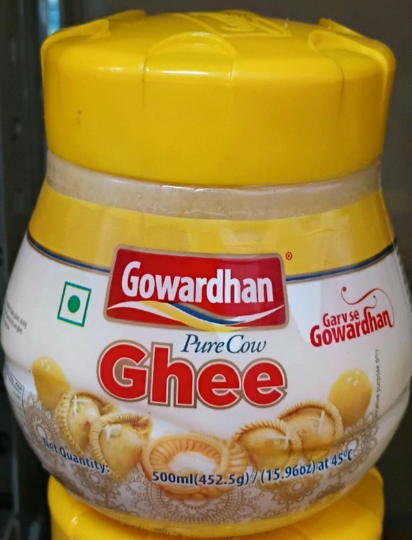 Gowardhan Pure Cow Ghee 500 ML Jar
