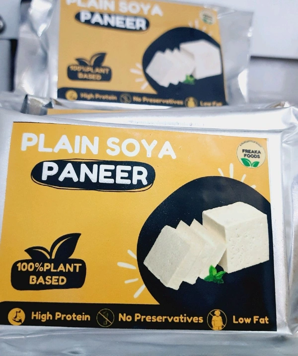 Freaka Foods Plain Soya Paneer (Tofu) 200gm.