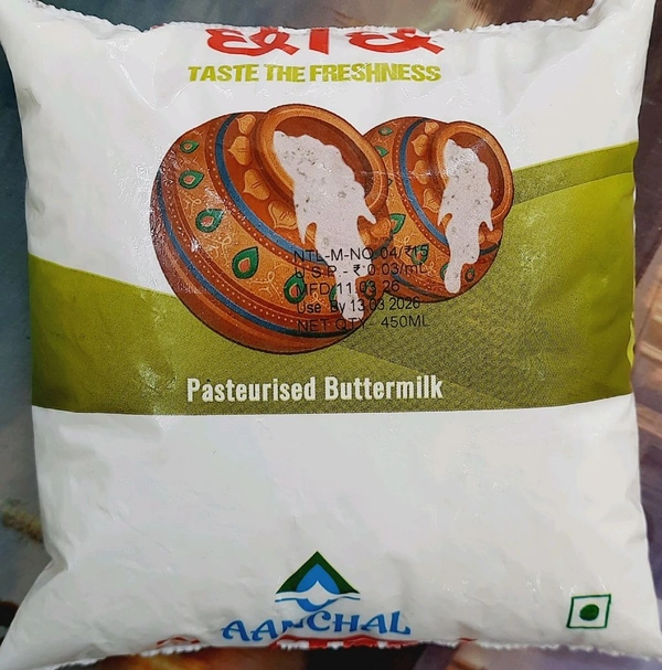 Aanchal Chhachh Pasteurised ButterMilk 450ml