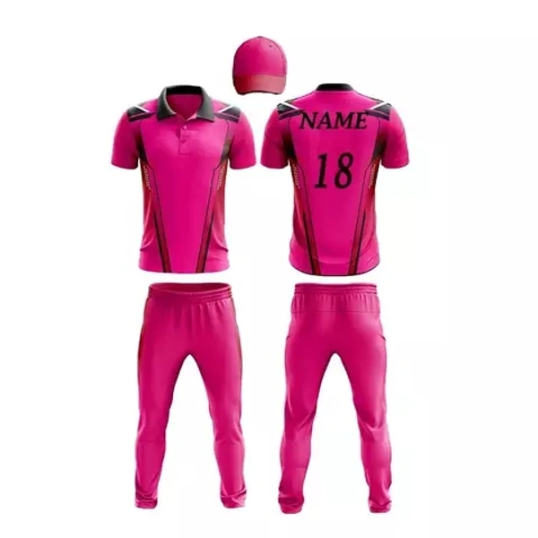 Blackbird Cricket Jersey Set - Wild Watermelon, Regular, XXL