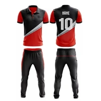 Blackbird Cricket Jersey Set - Regular, S, Red