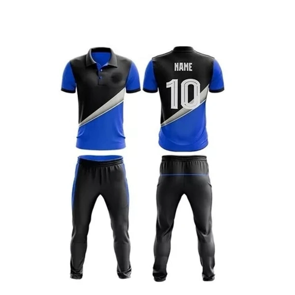 Blackbird Cricket Jersey Set - Navy Blue, Regular, L