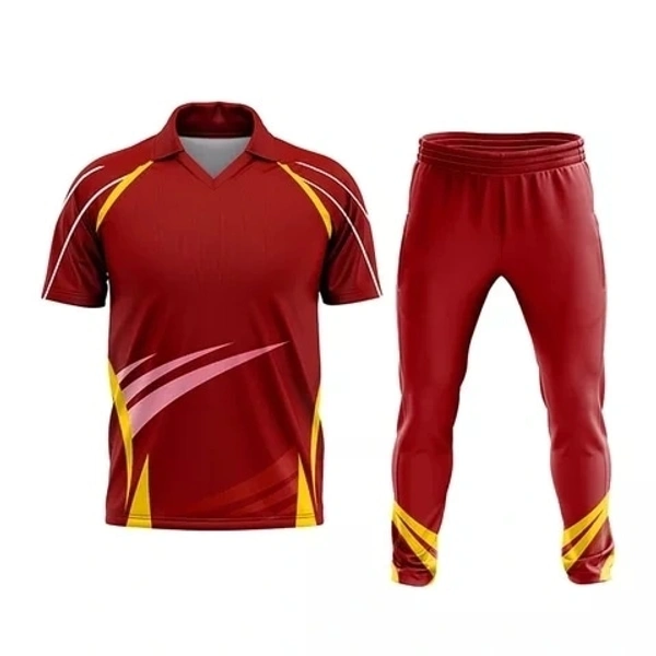 Blackbird Cricket Jersey Set - Solid Pink, Regular, S
