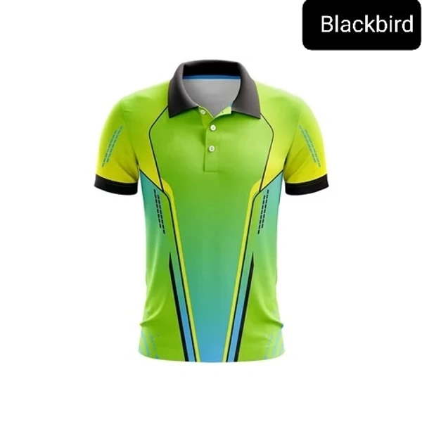Blackbird Polo Tshirts  - Green, Regular, XXL