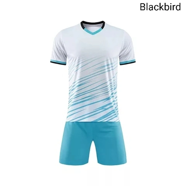 Blackbird Soccer Jersey Set - Bright Turquoise, Regular, S