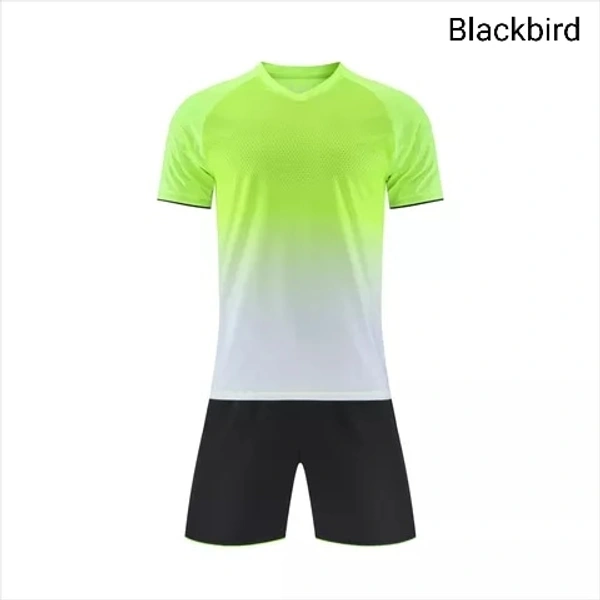 Blackbird Soccer Jersey Set - Green, Regular, M