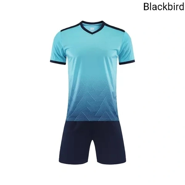 Blackbird Soccer Jersey Set - Cyan Aqua, Regular, M