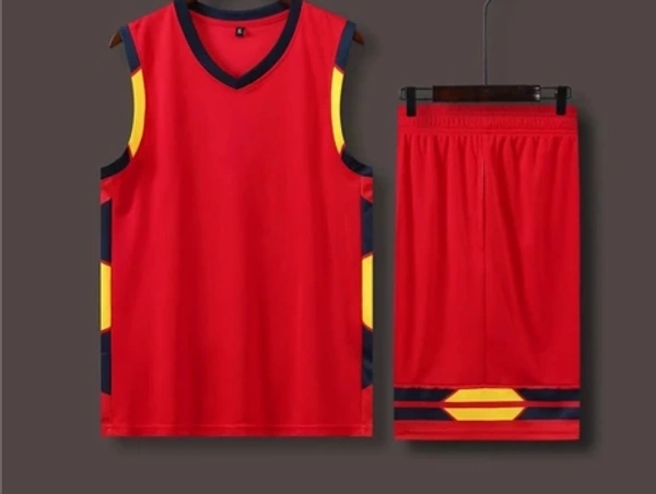 Blackbird  Basketball Jersey Set  - Red, Regular, S