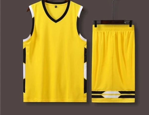 Blackbird  Basketball Jersey Set  - Gold, Regular, S