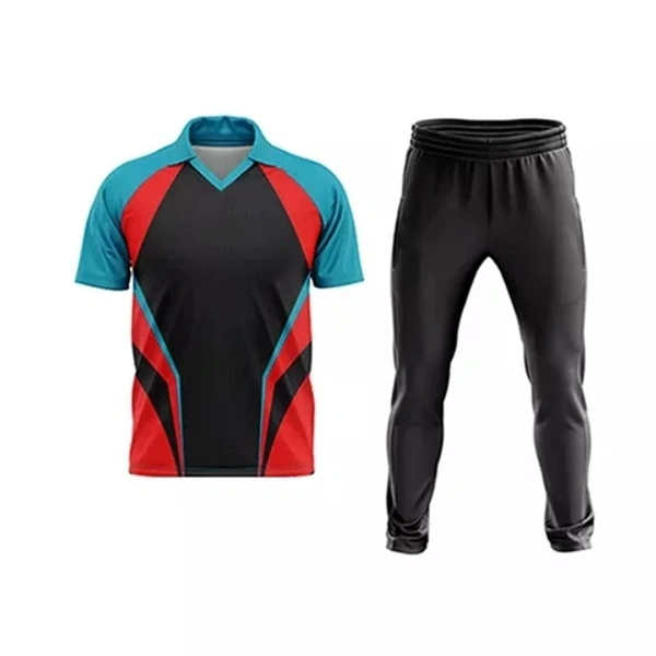 Blackbird Cricket Jersey Set - Black, Regular, XL