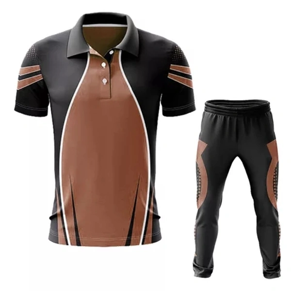 Blackbird Cricket Jersey Set - Brown, Regular, XXL