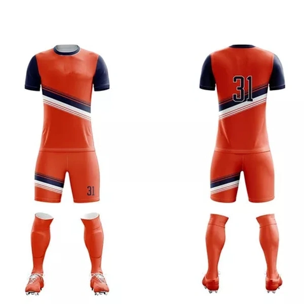 Blackbird Soccer Jersey Set - Red, Regular, XXL