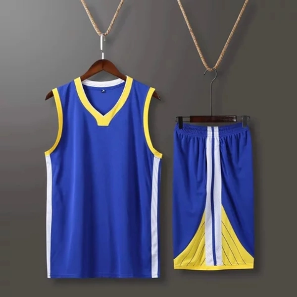 Blackbird Basketball Jersey Set - Blue, Regular, L