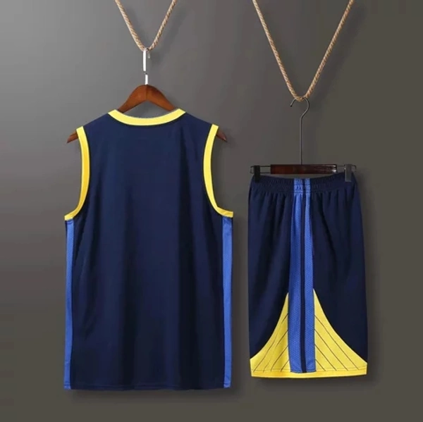 Blackbird Basketball Jersey Set - Navy Blue, Regular, XL