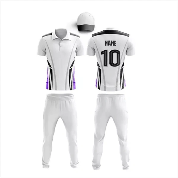 Blackbird Cricket Jersey Set - White, Regular, S