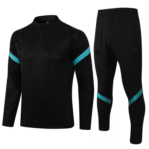 Blackbird Polyester Tracksuit - Black, Regular, XXL