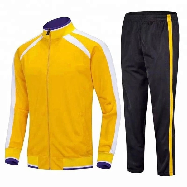 Blackbird Polyester Tracksuit - Gold, Regular, XXL