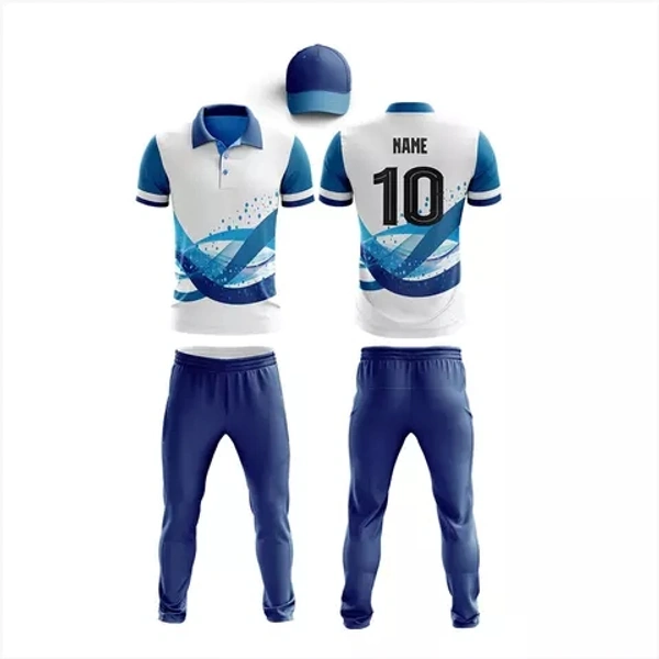 Blackbird Cricket Jersey Set - White, Regular, XXL