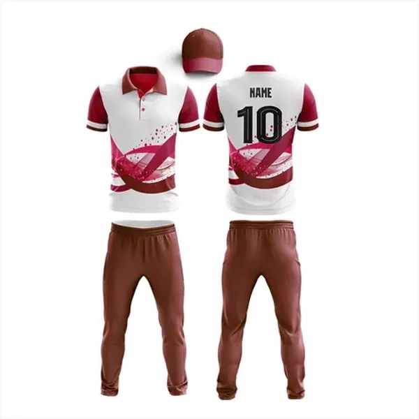 Blackbird Cricket Jersey Set - Brown, Regular, XXL