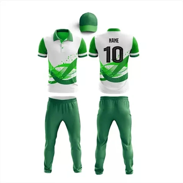 Blackbird Cricket Jersey Set - Japanese Laurel, Regular, L