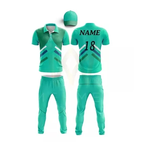 Blackbird Cricket Jersey Set - Japanese Laurel, Regular, XL