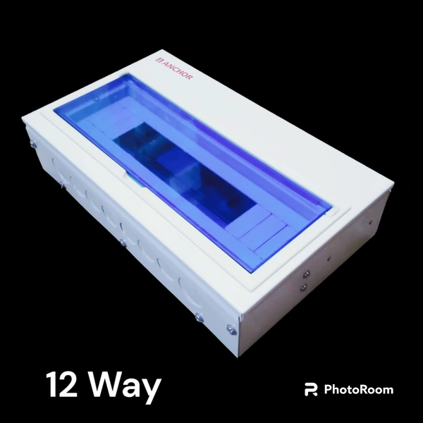 TRANSPARENT 12 WAY DISTRIBUTION BOX