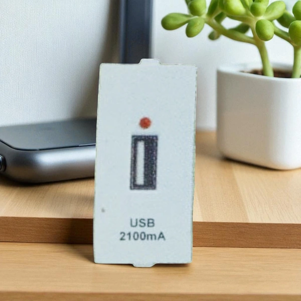 ZIVA USB A-CHARGER SINGLE PORT ( 2.1A 5V. DC ) 