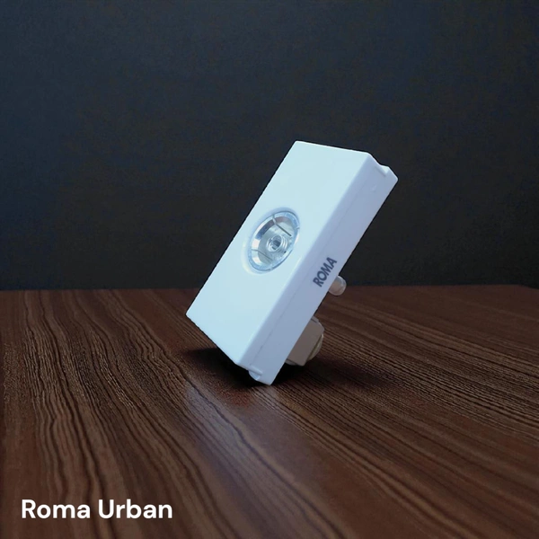 ROMA URBAN TV SOCKET OUTLET, 1M ( WHITE )