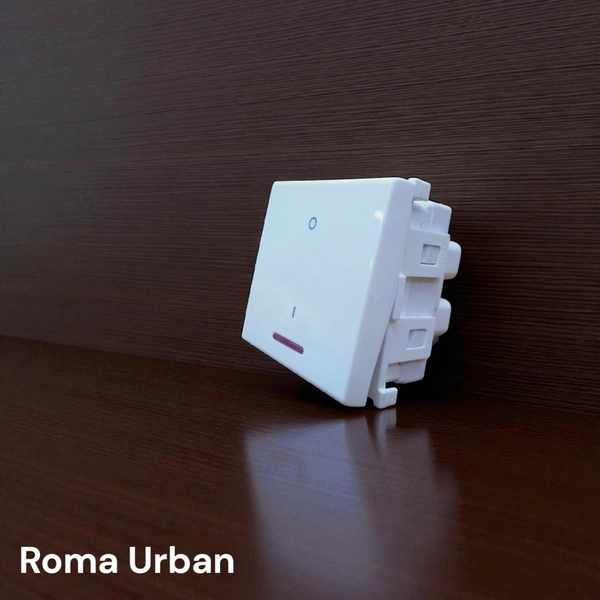 ROMA URBAN 32A. D. P 1 WAY SWITCH WITH INDICATOR , 2M ( WHITE )