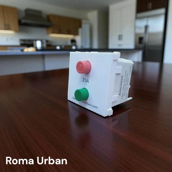 ROMA URBAN 25A. MOTOR STARTER SWITCH, 2M ( WHITE )
