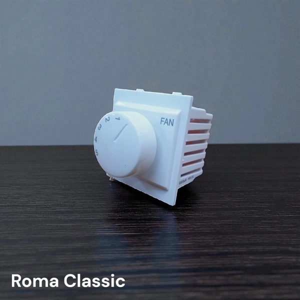 ROMA CLASSIC FAN STEP REGULATOR 100W, 2M ( WHITE )