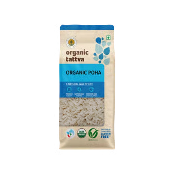 Organic Thick Poha (Flattened Rice)