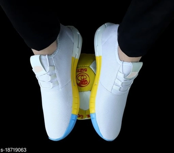 Styles Men Track Shoes White - 10