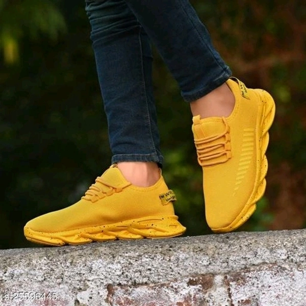 Men's Yellow Premium Quality Shoes - 7