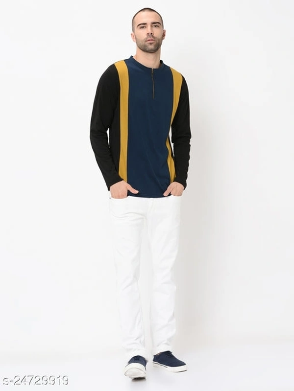 White Man Trendy Round Neck T-shirt - S