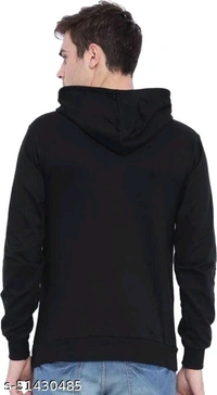 Holdets Men Solid Hooded Sweatshirts - XL