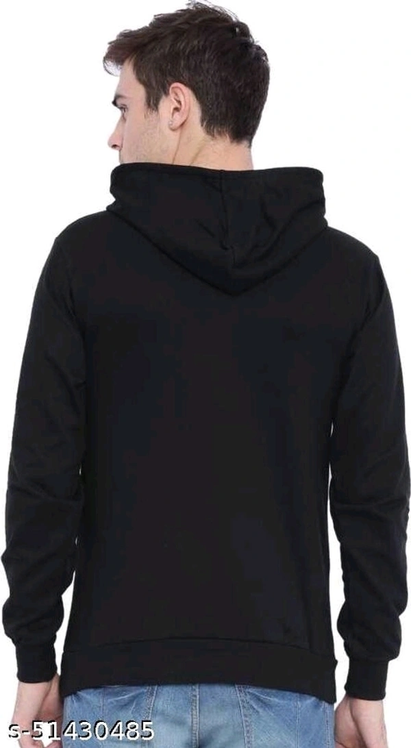Holdets Men Solid Hooded Sweatshirts - XL