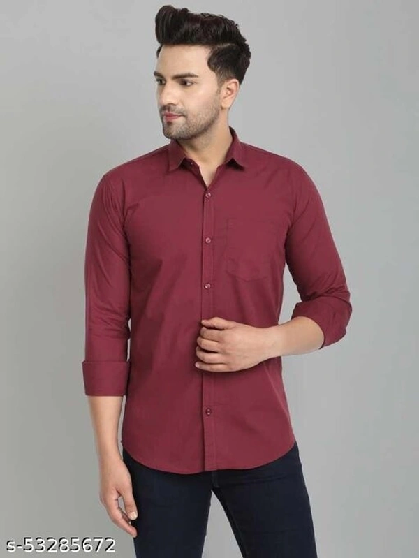 Men Clasic Formal Shirt - L