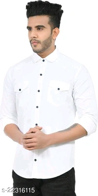 Men Classic Double Pocket Shirt - M