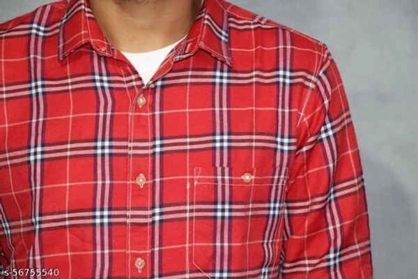 Checked Men Shirt - M
