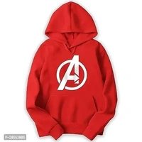 Men Classic Hoodie  - Red, M