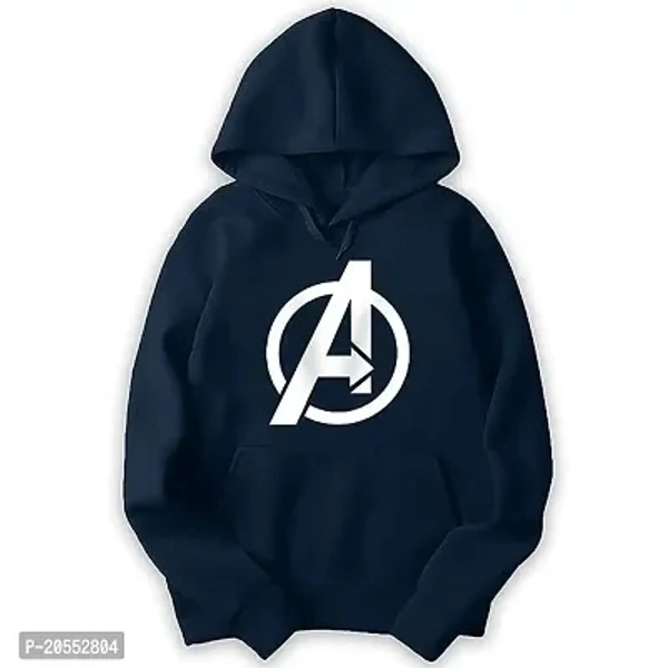 Men Classic Hoodie  - Black, S