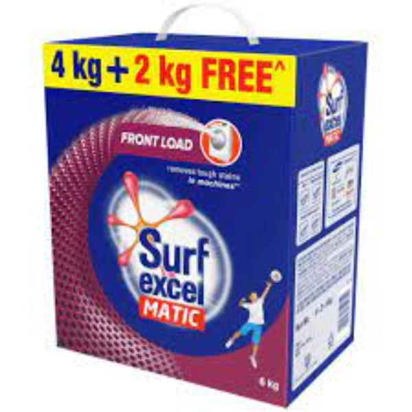 Surf Excel Matic front load detergent powder - 4Kg + 2Kg Free
