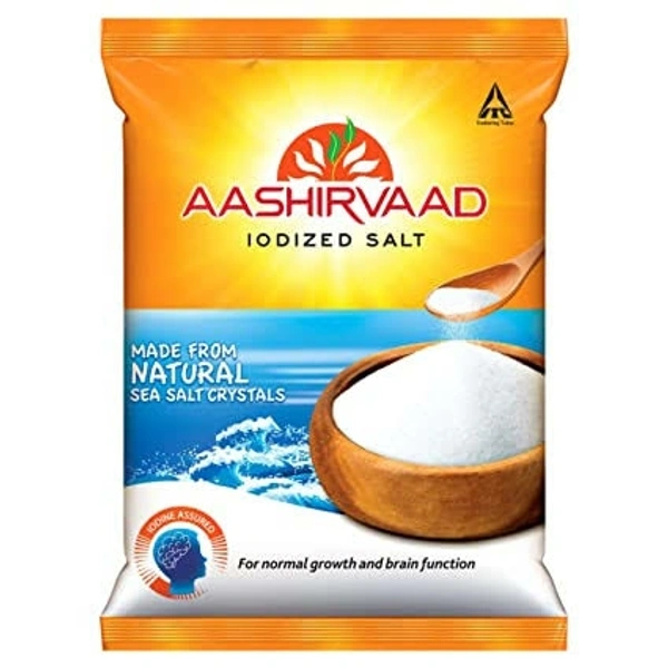 Aashirwad Iodised Salt (ఆశీర్వాద్ అయోడైస్డ్ ఉప్పు) - 1Kg